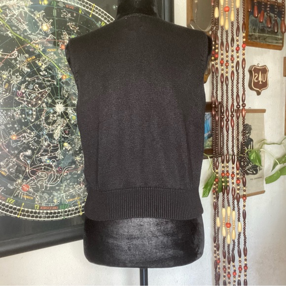 VTG Fia Italia Handloomed Knit Sweater tank Top! Rayon/Cotton. Large. - Picture 4 of 14